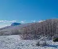 Kozjak from the north in winter