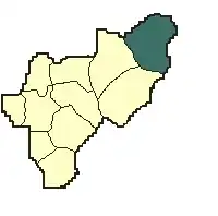 Bad Berleburg's location in Siegen-Wittgenstein