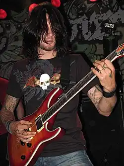 Norris performing with Darkest Hour in 2007