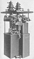 Oil main switch, lifted out of the case