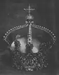 Empress Crown, wooden model, 1872