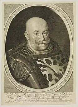 Image 88Hetman Kristupas II Radvila (Krzysztof Radziwiłł, 1585–1640), a Lithuanian Calvinist and an accomplished military commander (from History of Lithuania)