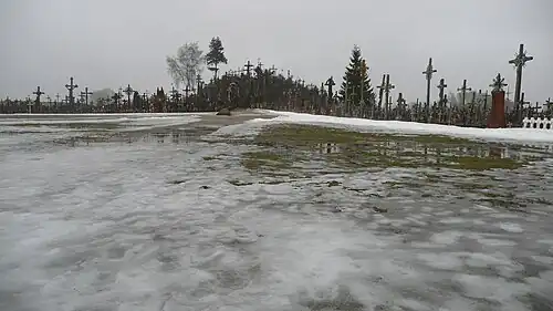In winter