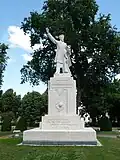 Monument to Vincas Kudirka in Kudirkos Naumiestis