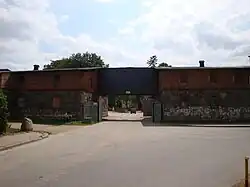 Gate to folwark's remains