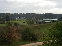 Railway in Kulesze-Litewka