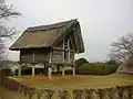 Reconstructed building at Tsukawara Historical Museum