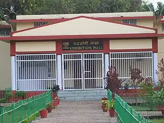 Kumhrar park’s museum, where the artefacts from the excavation of ancient Maurya Pataliputra are preserved