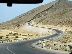 Makran Coastal Highway near Kund Malir beach