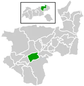 Location within Kufstein district