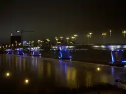 Kuokkala Bridge at night