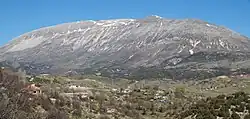 View of Mount Këndrevica in Kurvelesh