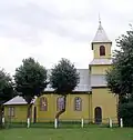 Western facade of the church