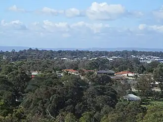 Leda, seen from Kwinana Lookout