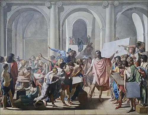 L'École d'Apelle, 1800