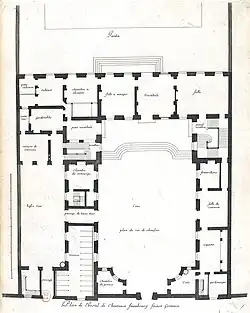 Plan of the ground floor
