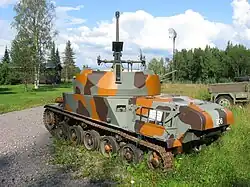 Landsverk Anti II at the anti-aircraft museum in Tuusula, Finland
