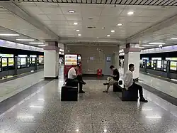 Line 2 platform in 2025
