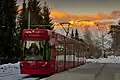 Motor car 315 at Igls terminus