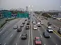 The Sunway stretch of Damansara–Puchong Expressway during the evening rush hour.