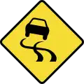 Slippery road