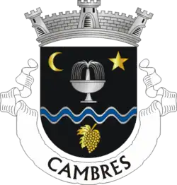 Crest of Cambres parish, Lamego municipality, Portugal.