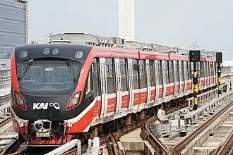 INKA-made Jabodebek LRT rolling stock