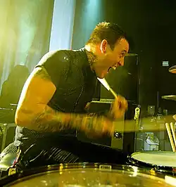 Johnson performing in 2009