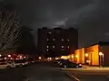 Mary and John Gray Library at night