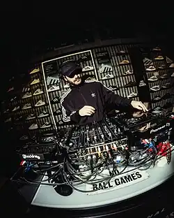 Lvnar performing at Adidas No Ball Games in Milan (2025)