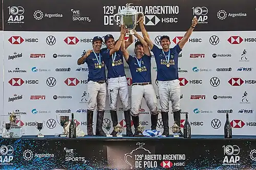 Adolfo "Poroto" Cambiaso Jr. won at 17 years and 6 days while playing for La Dolfina