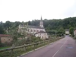 The church in La Comelle
