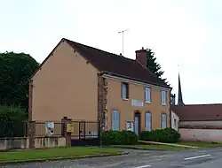 The town hall in La Chapelle-Saint-Sépulcre