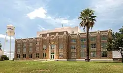 The La Salle County Courthouse in Cotulla has undergone extensive renovation (2018).