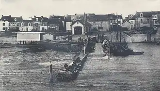 Fishing port in 1875