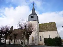 The church in La Chapelle-sur-Aveyron