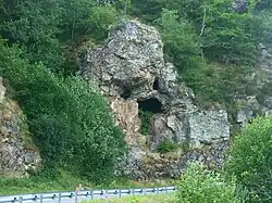 The head of the devil, in Neuvéglise