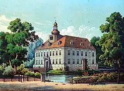 Laasan Palace around 1860, Edition by Alexander Duncker