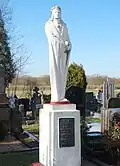 Vytautas monument in the Labūnava cemetery