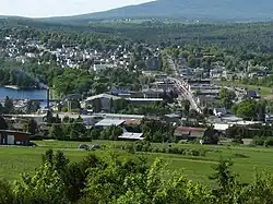 Lac-Mégantic's town center prior to its 2013 destruction