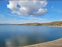 The Budeasa Reservoir on the river Argeș