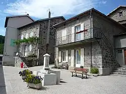 The centre of the village