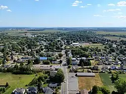 Aerial view of Lacolle