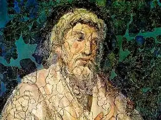 Fourth-century mural possibly depicting Lactantius (also possibly Apuleius)