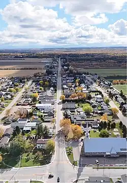Aerial view of La Doré
