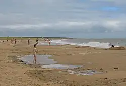 The beach at La Faute-sur-Mer