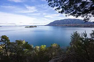 View of Calafquén Lake in Chile