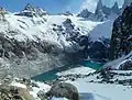 Techado Negro at upper left, with Laguna Sucia below