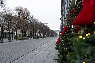 During Christmas season