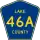 State Road 46A and County Road 46A marker